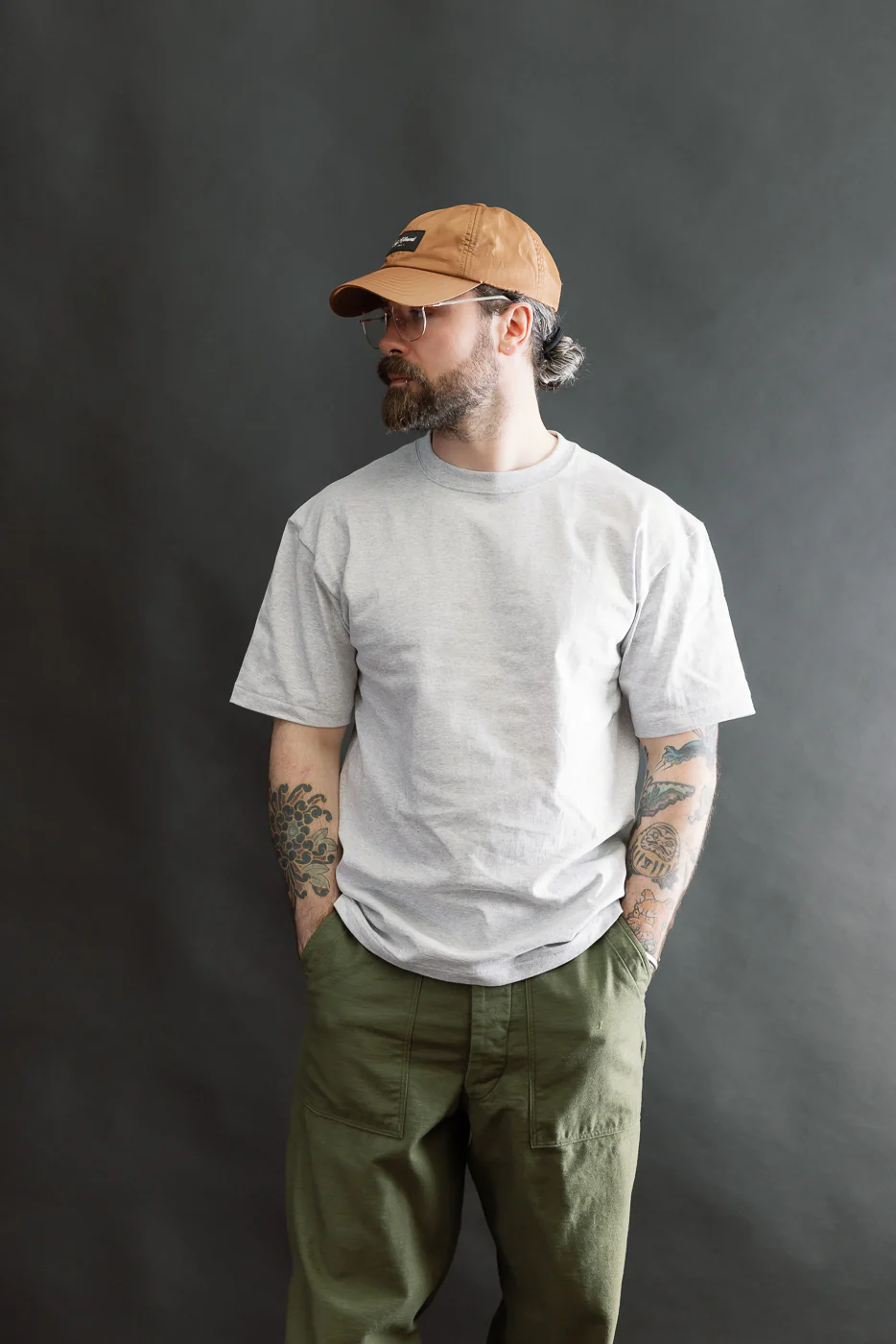 01-0018-64 - Just T-Shirt - Heather Grey - Image 8
