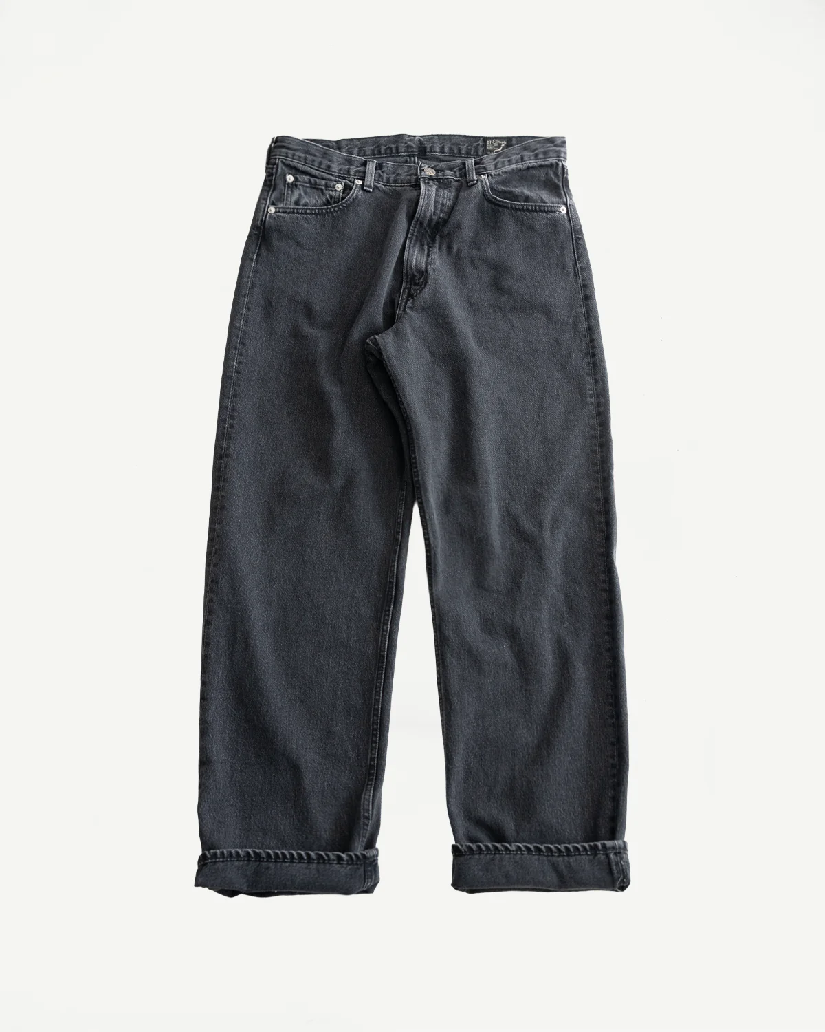 01-1010W-D61S - 101 Dad’s Fit Denim - 90s Black Stone