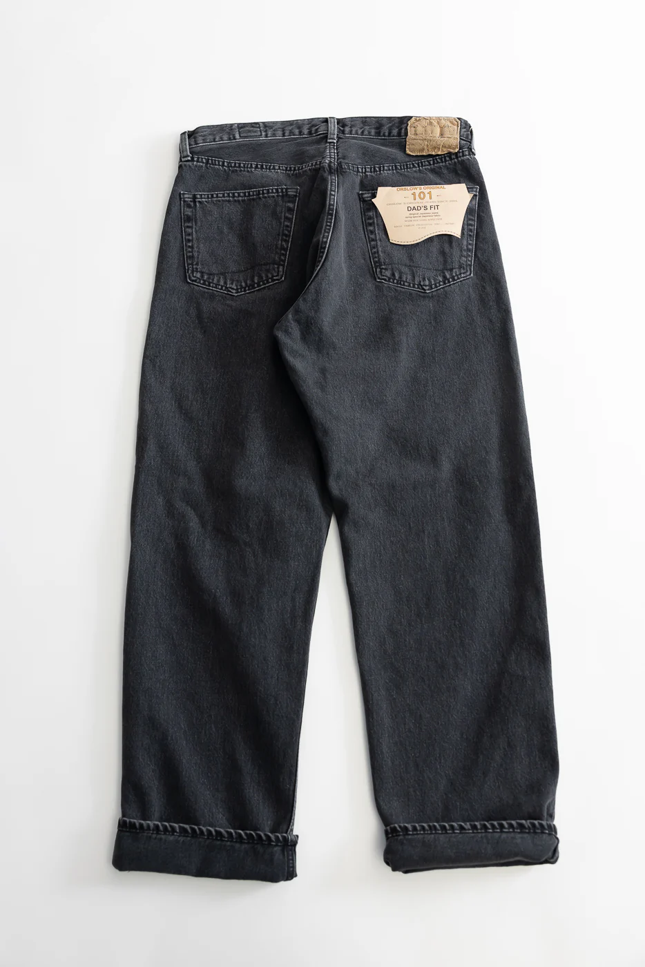 01-1010W-D61S - 101 Dad’s Fit Denim - 90s Black Stone - Image 6