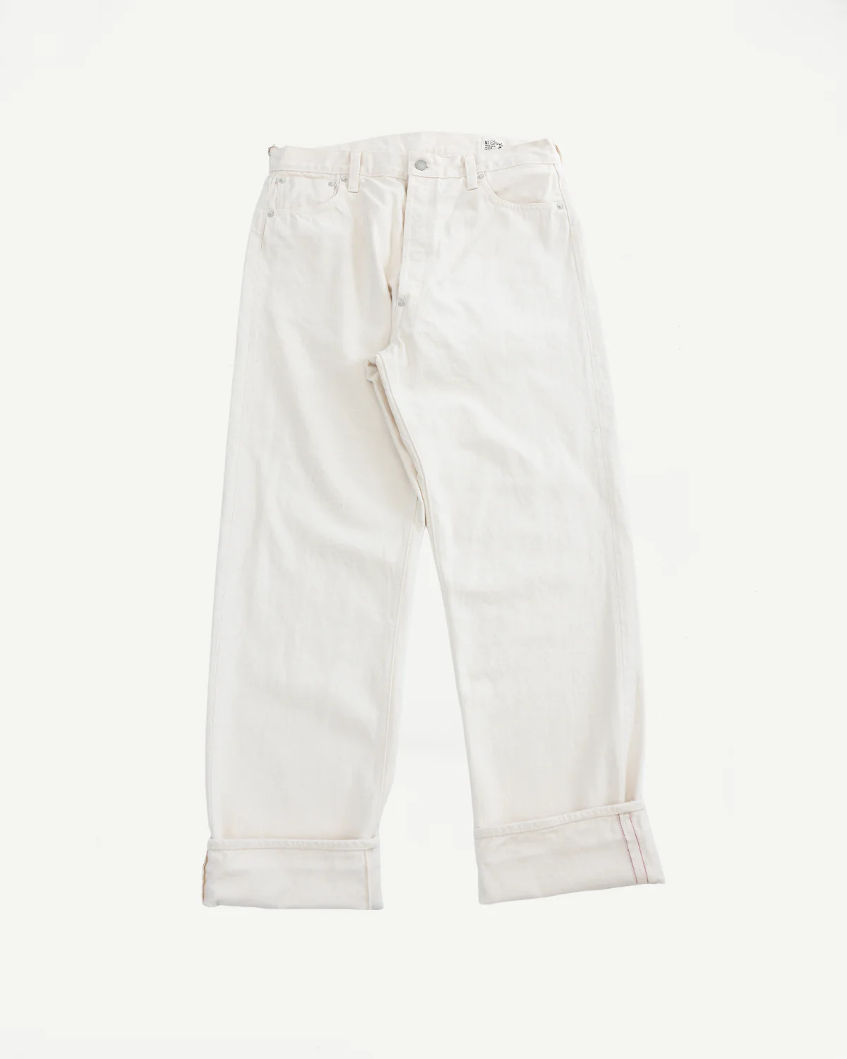 01-1011-66 - Grand Dad's Fit Kinari Selvedge - Ecru