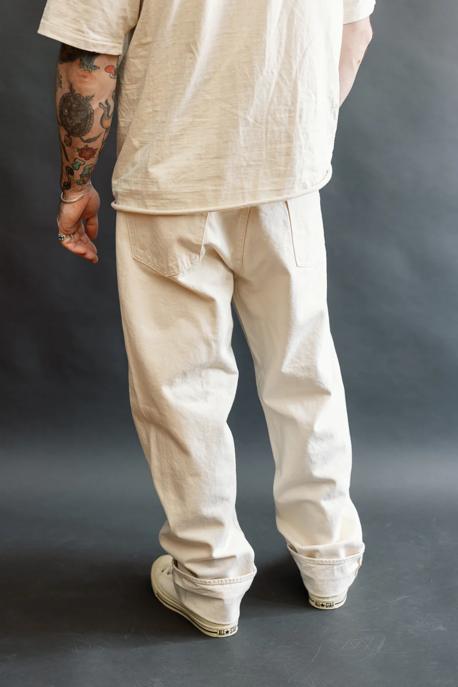 01-1011-66 - Grand Dad's Fit Kinari Selvedge - Ecru - Image 13