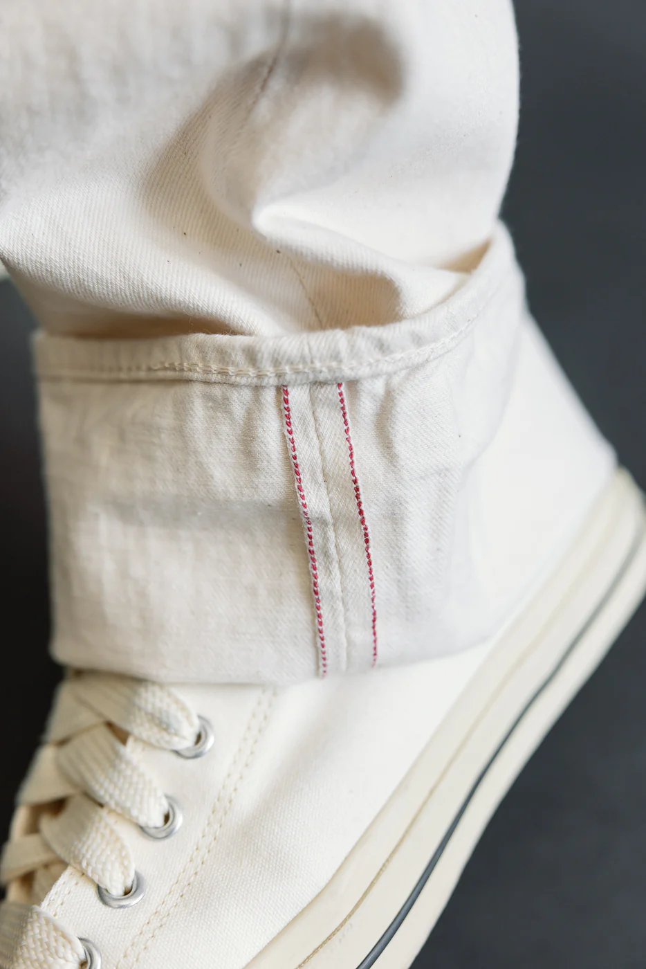 01-1011-66 - Grand Dad's Fit Kinari Selvedge - Ecru - Image 21