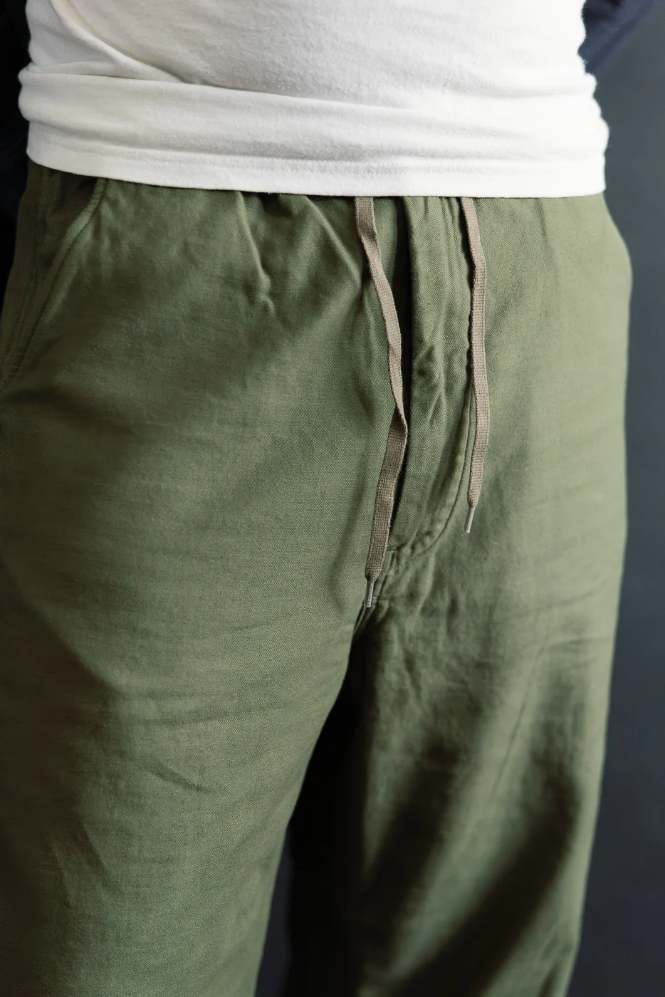 01-1021-77 - New Yorker Pants Wide Fit - Dark Olive - Image 14