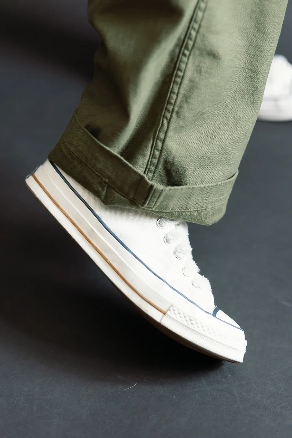 01-1021-77 - New Yorker Pants Wide Fit - Dark Olive - Image 17
