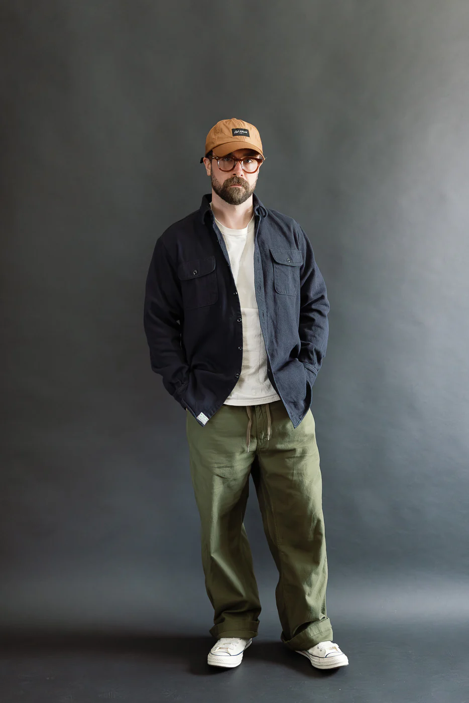 01-1021-77 - New Yorker Pants Wide Fit - Dark Olive - Image 6