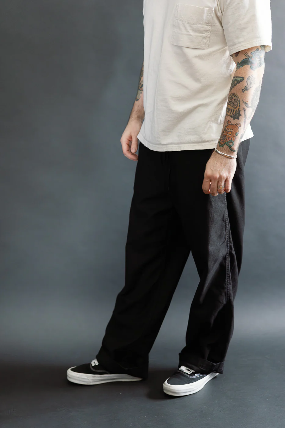 01-1021-R61 - New Yorker Pants Wide Fit - Black - Image 10
