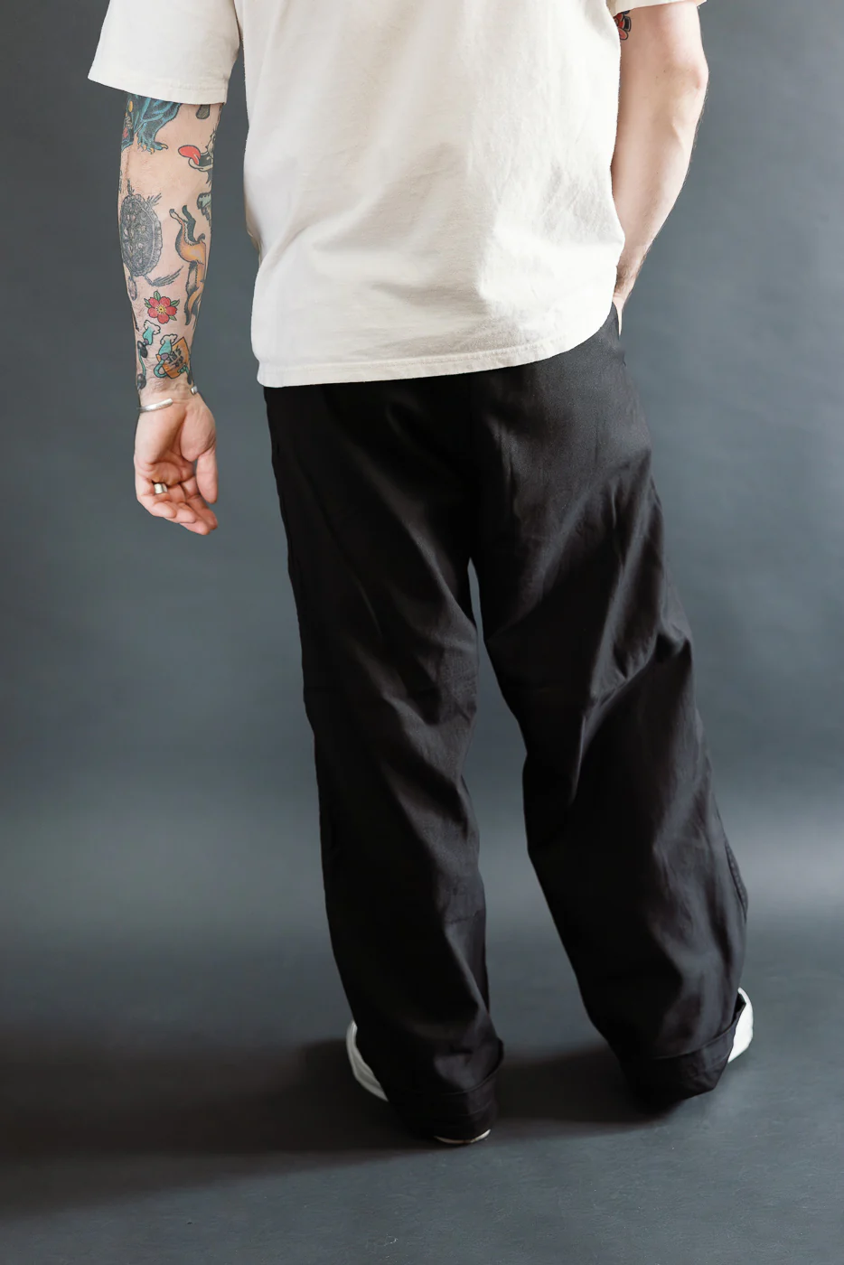 01-1021-R61 - New Yorker Pants Wide Fit - Black - Image 11