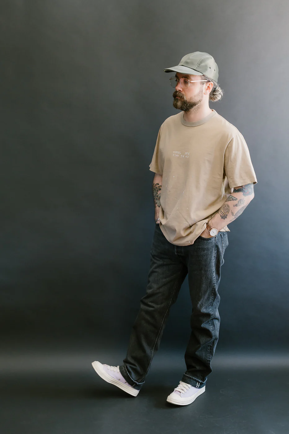 01-1050W-D61S - 105 - Standard Fit Selvedge Denim - Black Stone - Image 11