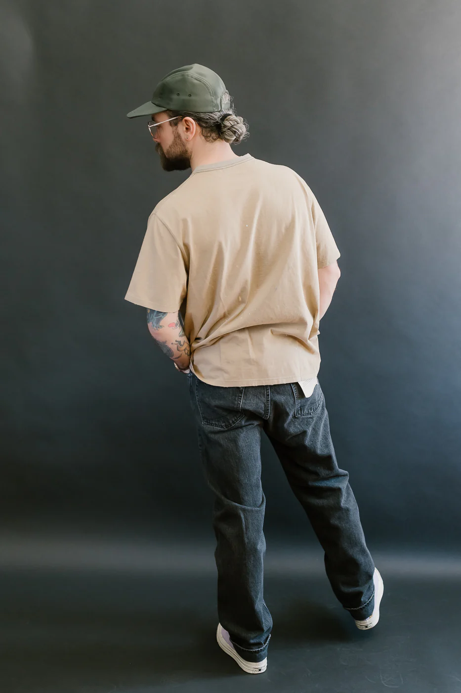 01-1050W-D61S - 105 - Standard Fit Selvedge Denim - Black Stone - Image 12