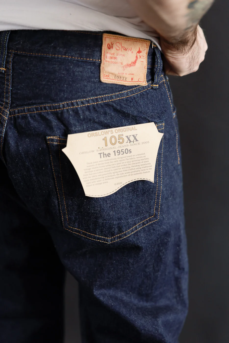 01-1050XX-81k - The 1950s Selvedge Denim - One Wash - Image 20