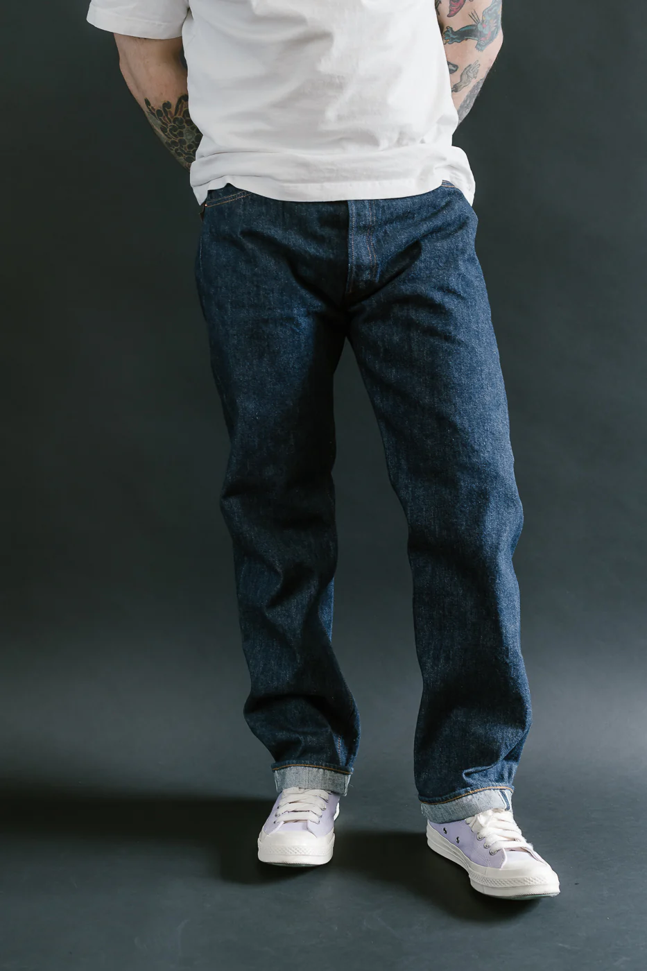 01-1056-81 - Model 66 Standard Selvedge Denim Pants - Indigo OW - Image 10