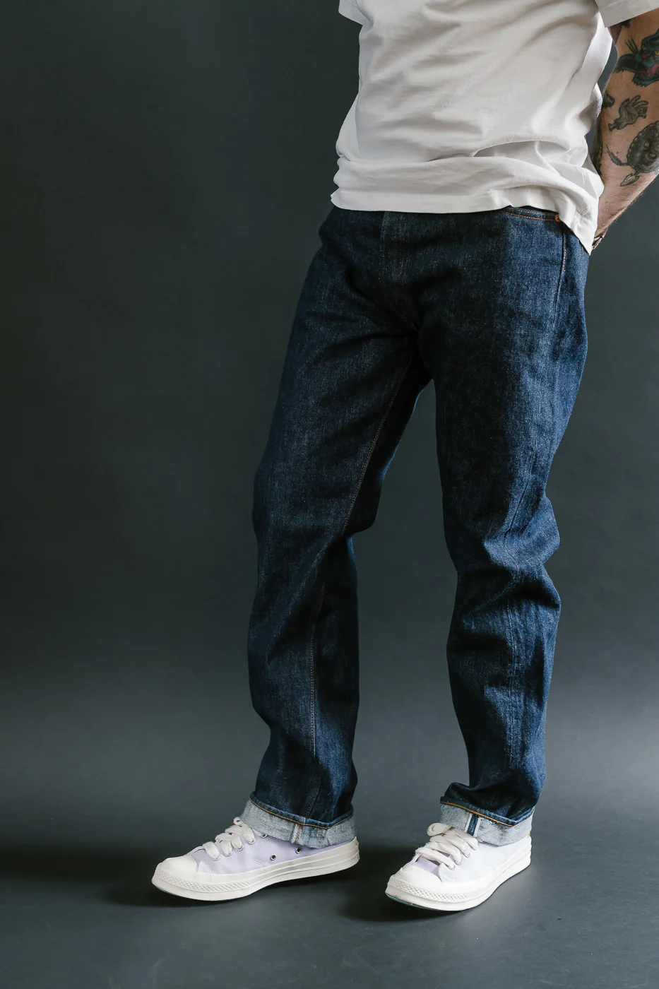 01-1056-81 - Model 66 Standard Selvedge Denim Pants - Indigo OW - Image 11