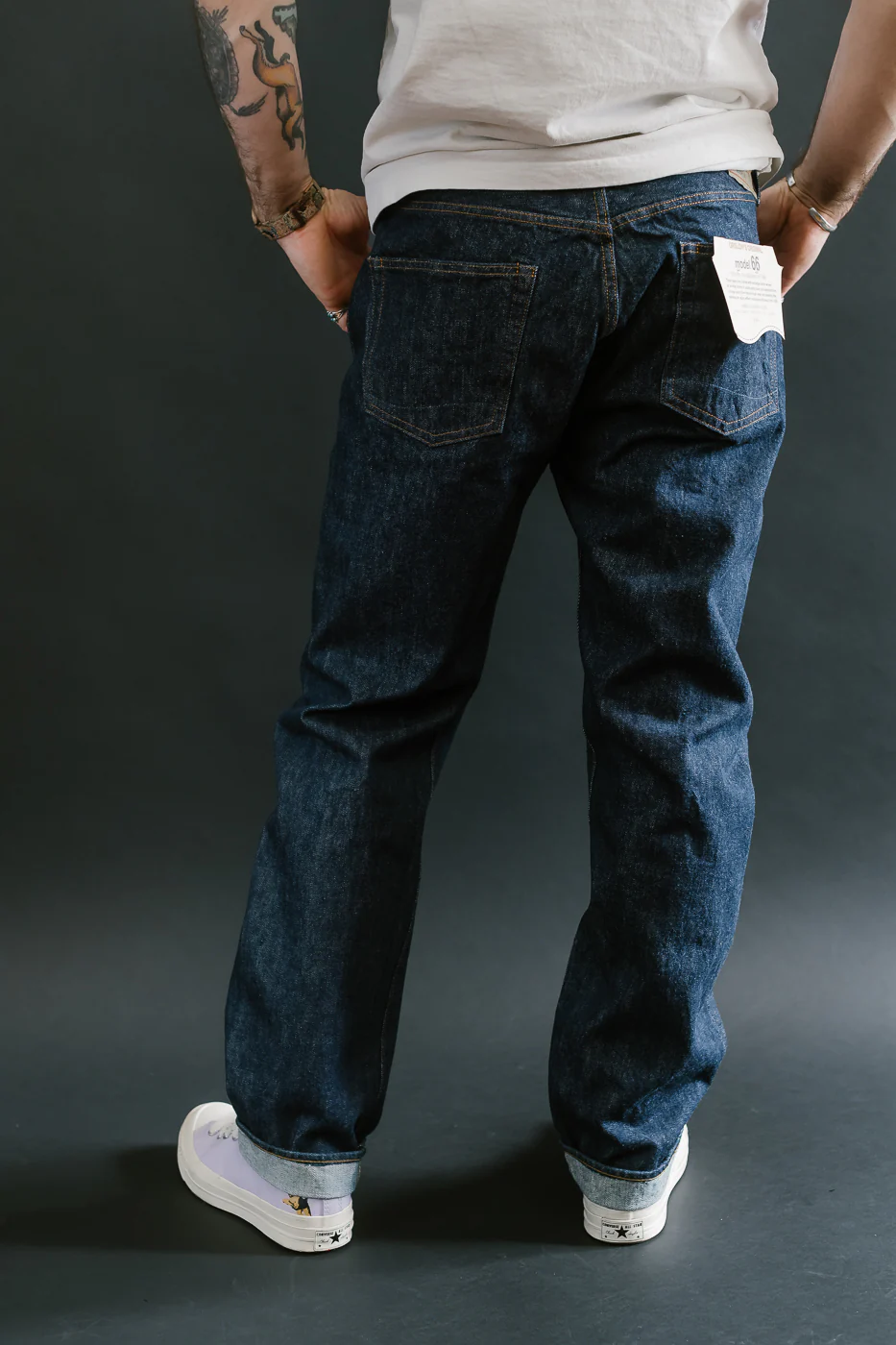 01-1056-81 - Model 66 Standard Selvedge Denim Pants - Indigo OW - Image 13