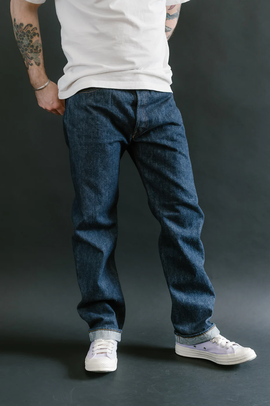 01-1056-81 - Model 66 Standard Selvedge Denim Pants - Indigo OW - Image 15