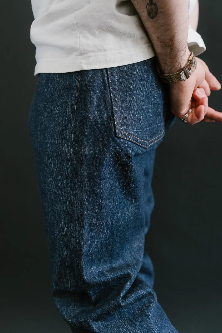 01-1056-81 - Model 66 Standard Selvedge Denim Pants - Indigo OW - Image 17