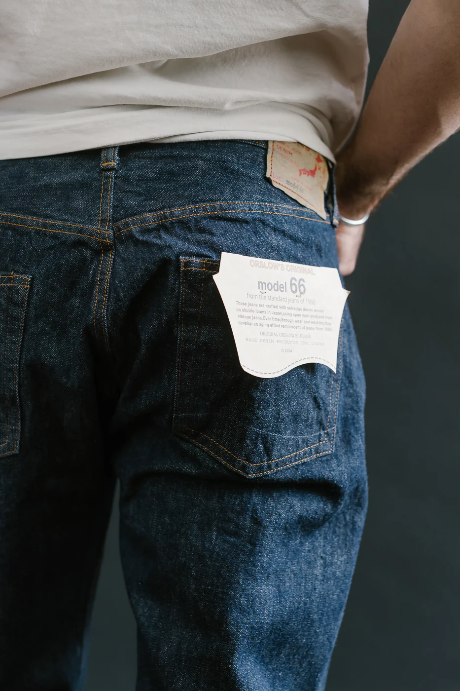01-1056-81 - Model 66 Standard Selvedge Denim Pants - Indigo OW - Image 19