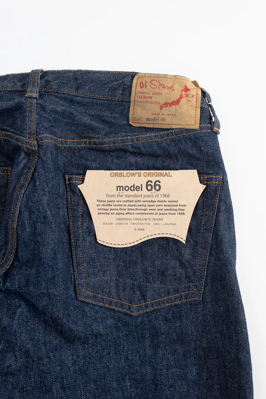 01-1056-81 - Model 66 Standard Selvedge Denim Pants - Indigo OW - Image 2