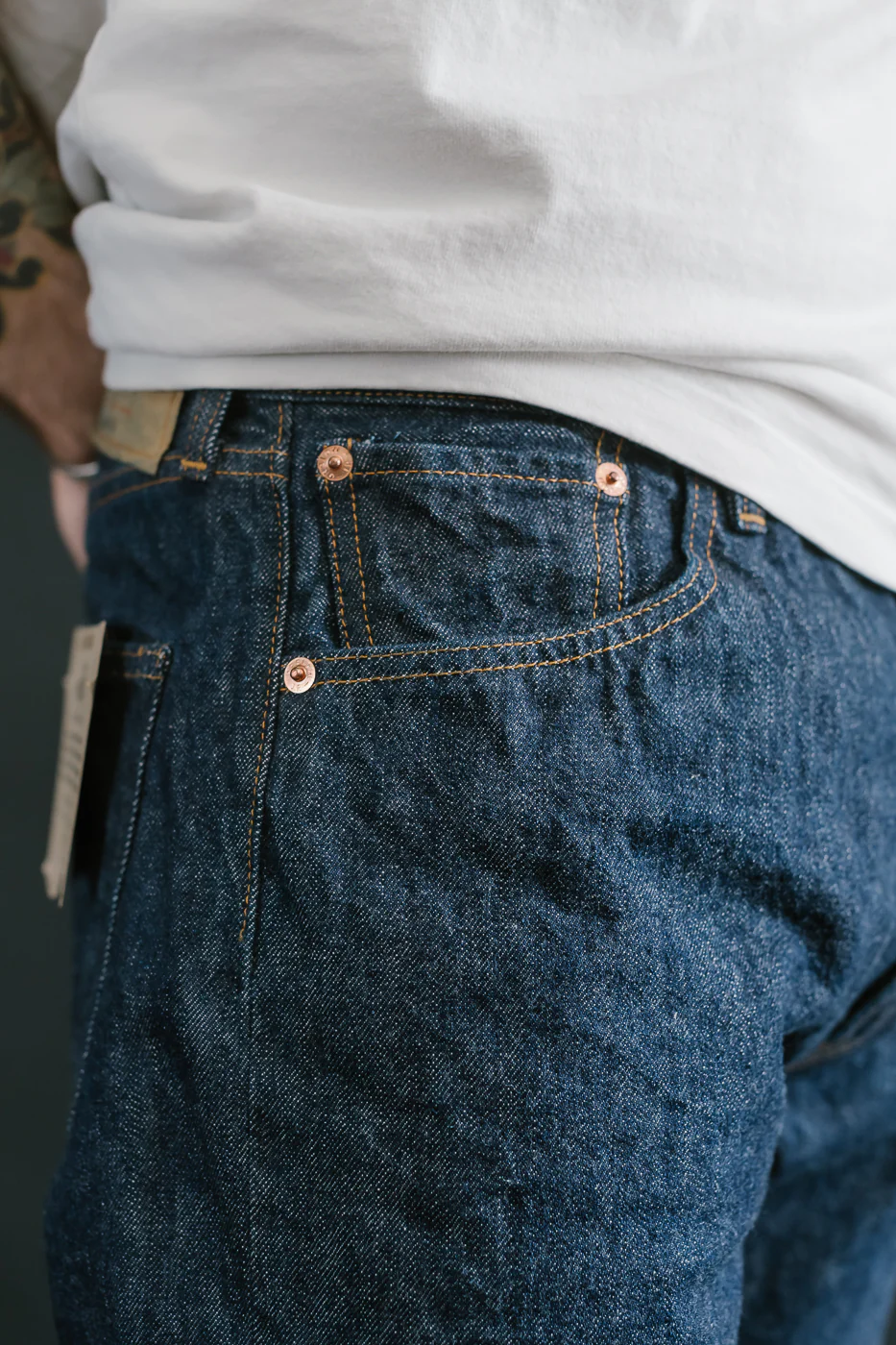01-1056-81 - Model 66 Standard Selvedge Denim Pants - Indigo OW - Image 21