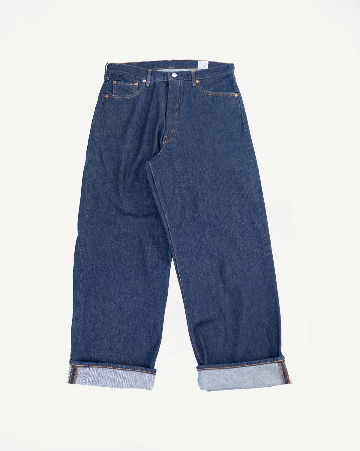 01-1100W-81 - 100 Super Dad's Fit Denim Jeans - One Wash