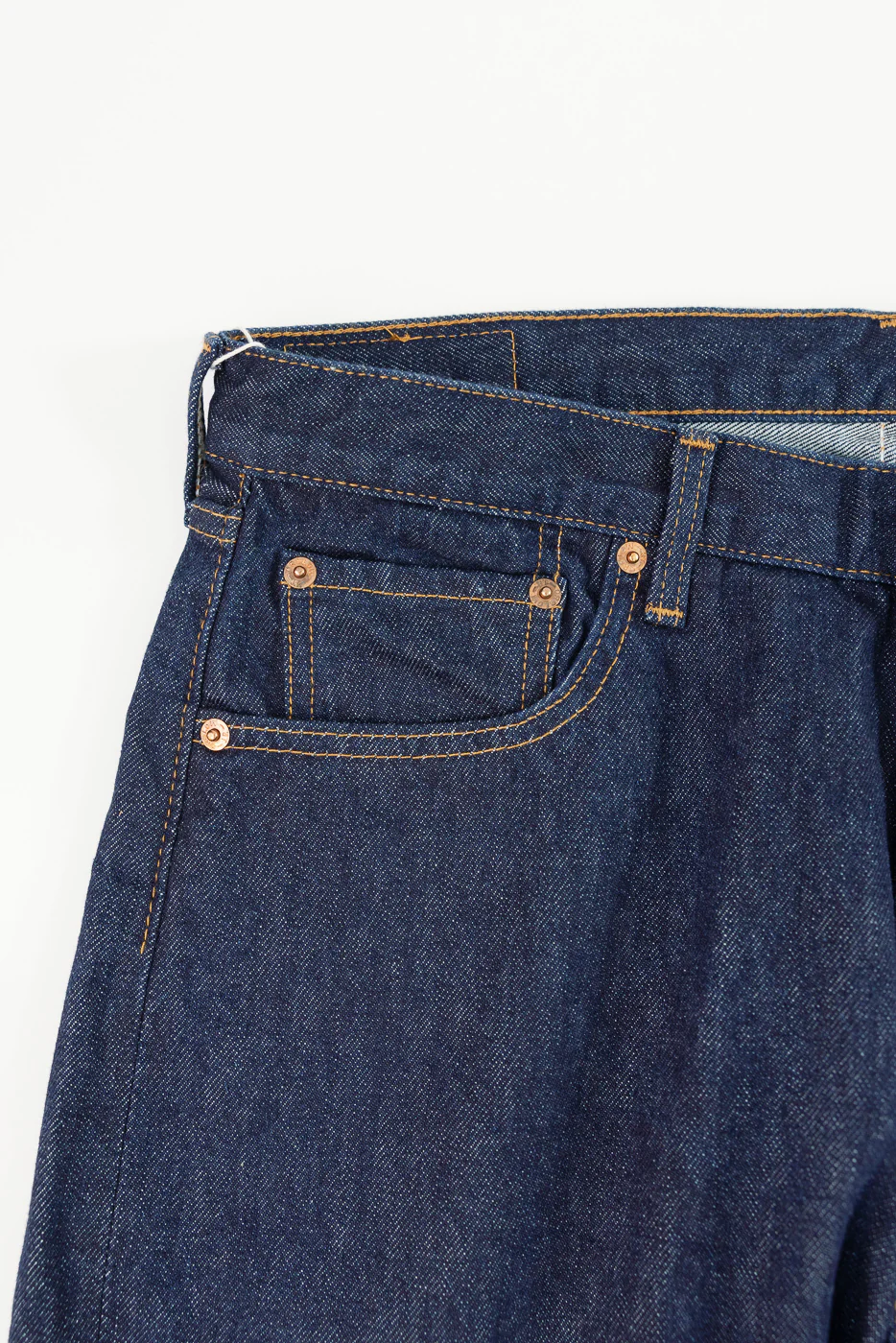 01-1100W-81 - 100 Super Dad's Fit Denim Jeans - One Wash - Image 3
