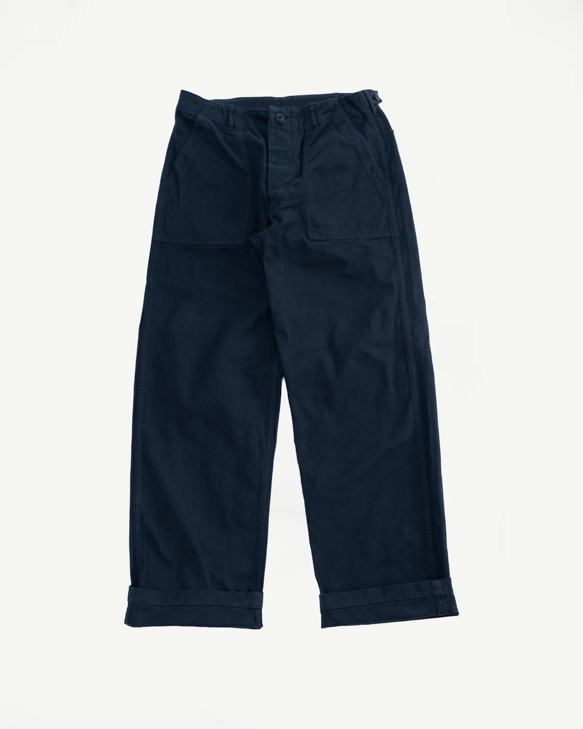 01-5002-02K - Fatigue Pants Brushed Flannel Standard Fit - Dark Navy