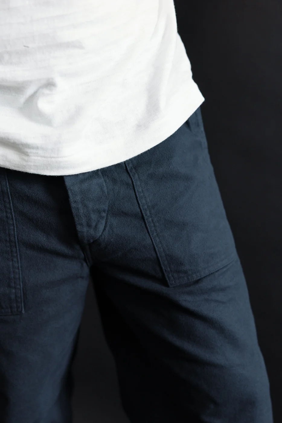 01-5002-02K - Fatigue Pants Brushed Flannel Standard Fit - Dark Navy - Image 16