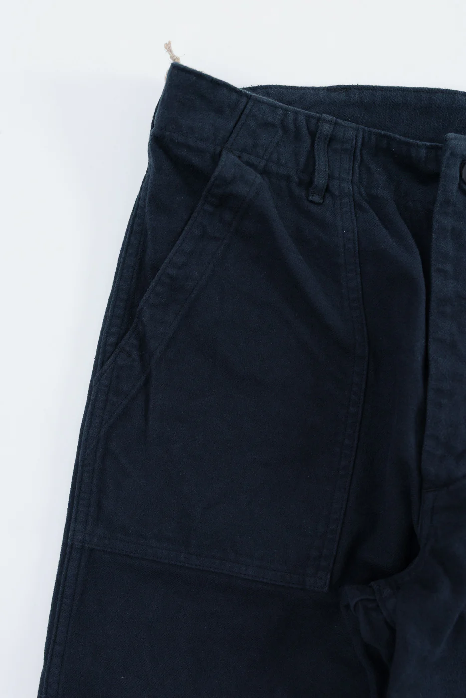 01-5002-02K - Fatigue Pants Brushed Flannel Standard Fit - Dark Navy - Image 3