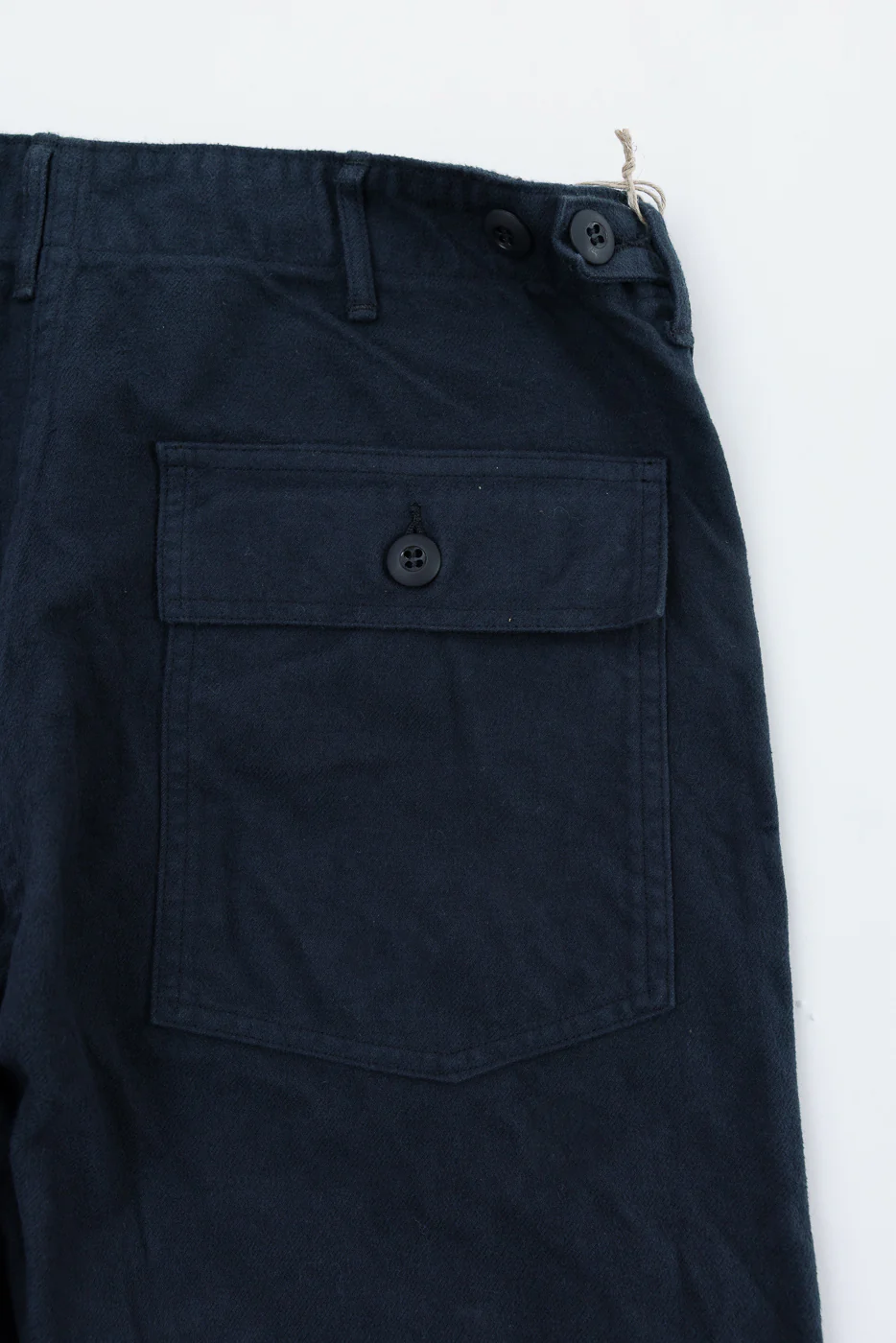 01-5002-02K - Fatigue Pants Brushed Flannel Standard Fit - Dark Navy - Image 5