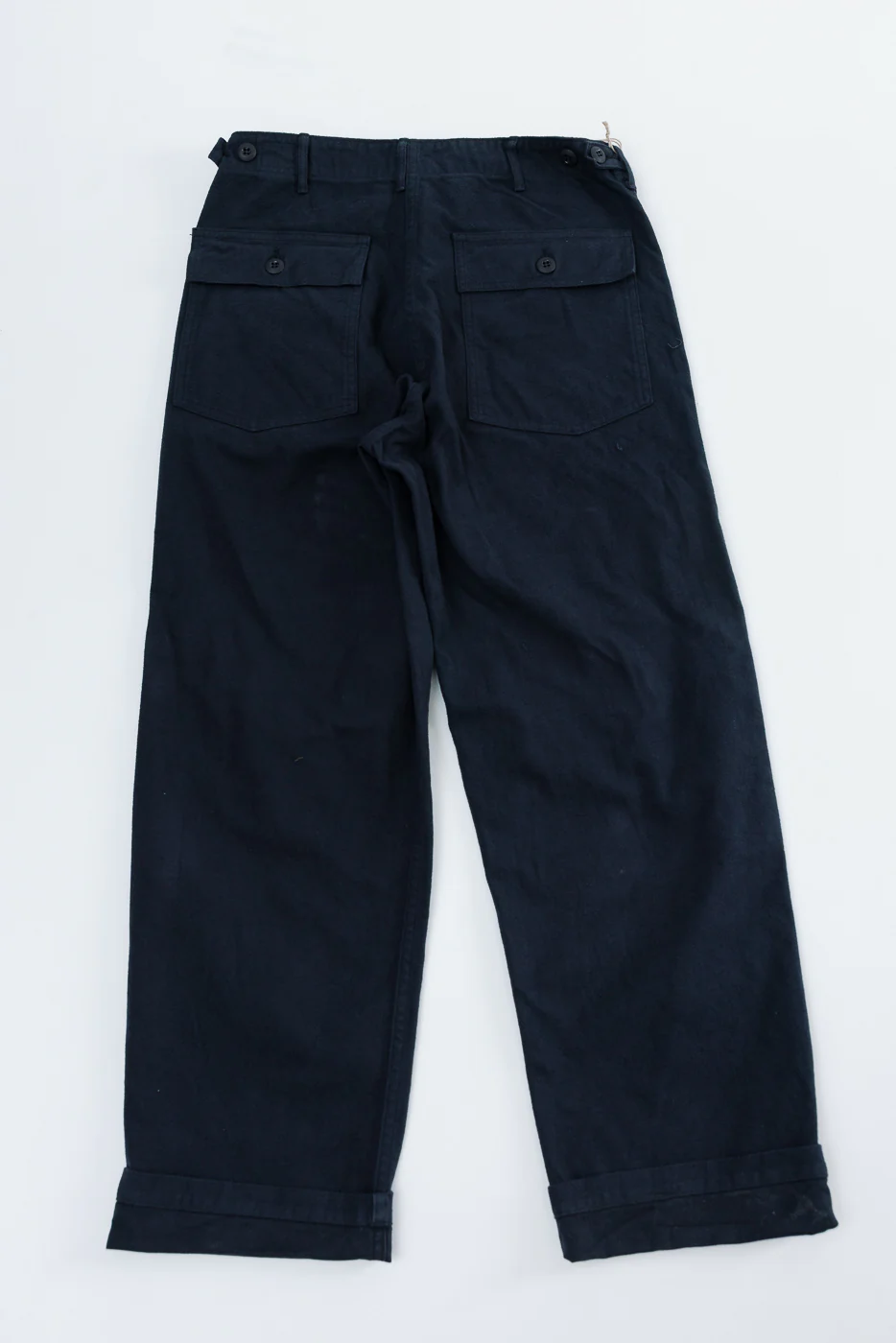 01-5002-02K - Fatigue Pants Brushed Flannel Standard Fit - Dark Navy - Image 6