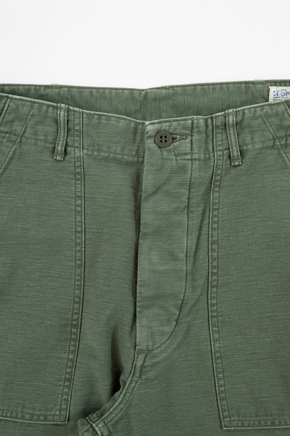 01-5002-216 - Fatigue Pants Reverse Sateen - Standard Fit - Vintage Washed Olive - Image 3