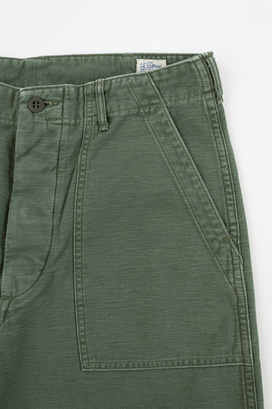 01-5002-216 - Fatigue Pants Reverse Sateen - Standard Fit - Vintage Washed Olive - Image 4