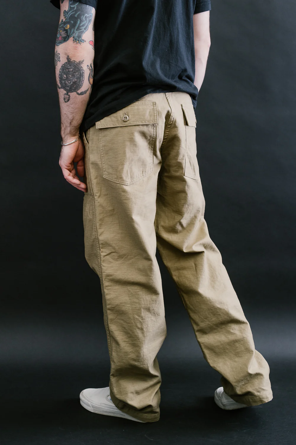 01-5002-40 - Fatigue Pants Reverse Sateen - Standard Fit - Khaki - Image 12
