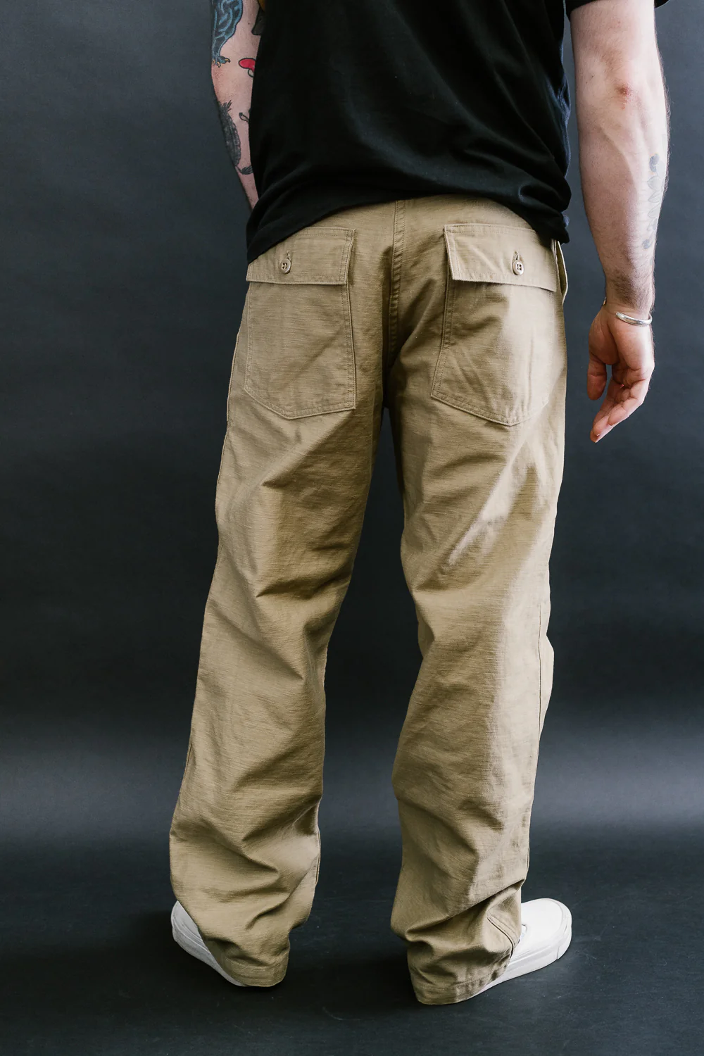 01-5002-40 - Fatigue Pants Reverse Sateen - Standard Fit - Khaki - Image 13