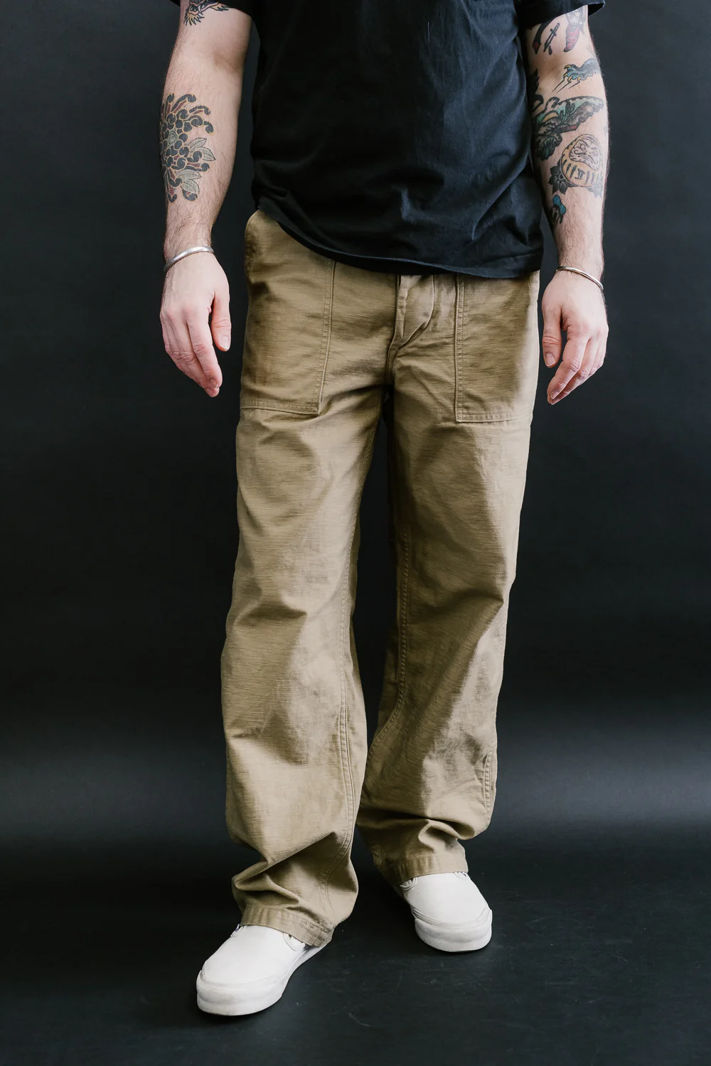 01-5002-40 - Fatigue Pants Reverse Sateen - Standard Fit - Khaki - Image 16