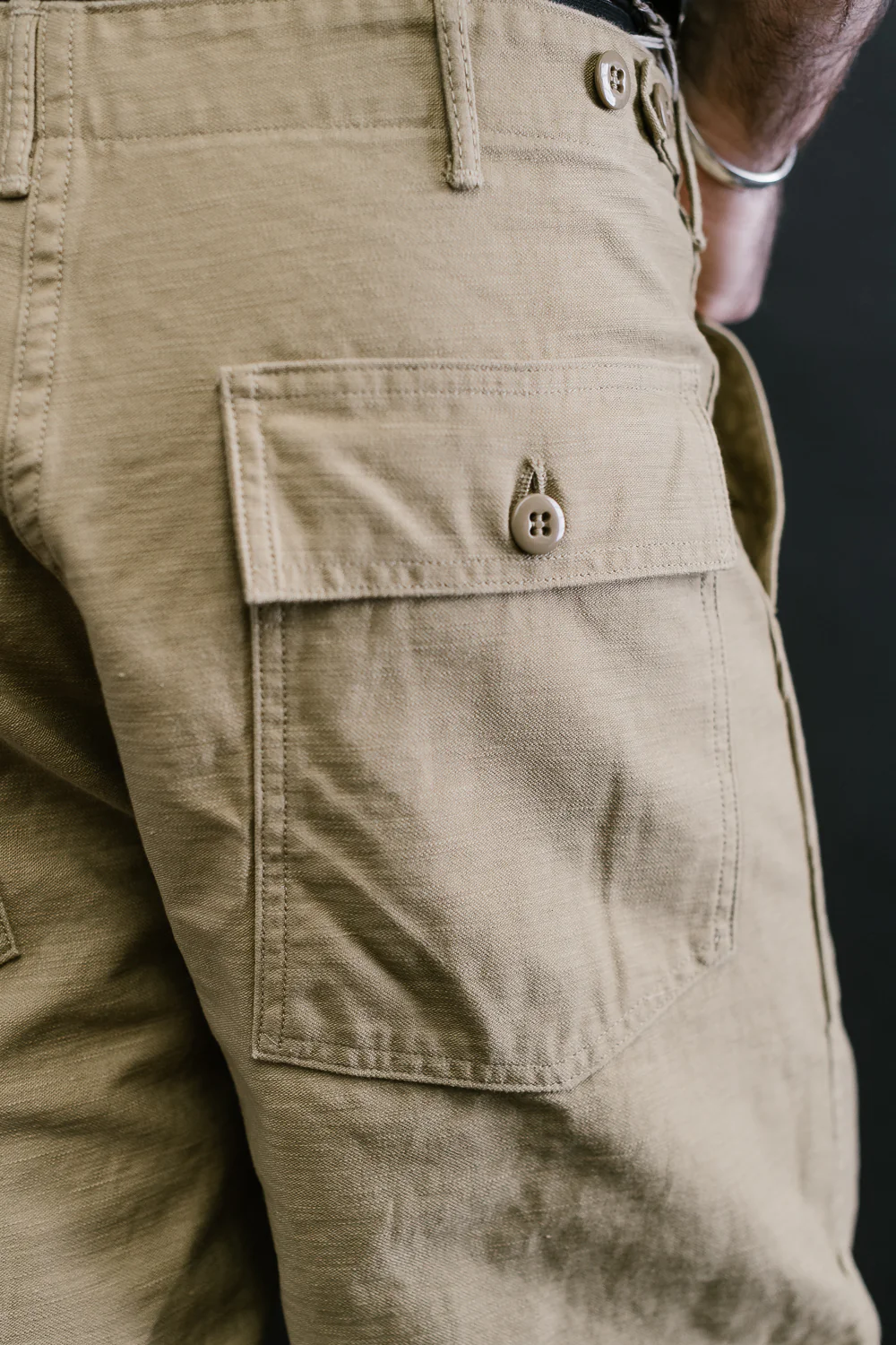01-5002-40 - Fatigue Pants Reverse Sateen - Standard Fit - Khaki - Image 19