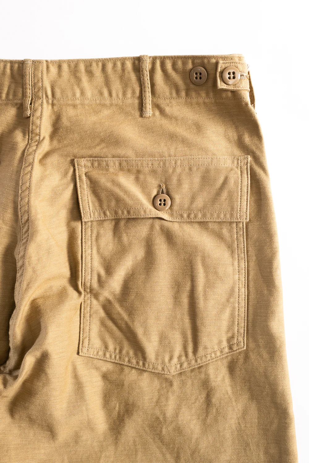 01-5002-40 - Fatigue Pants Reverse Sateen - Standard Fit - Khaki - Image 3