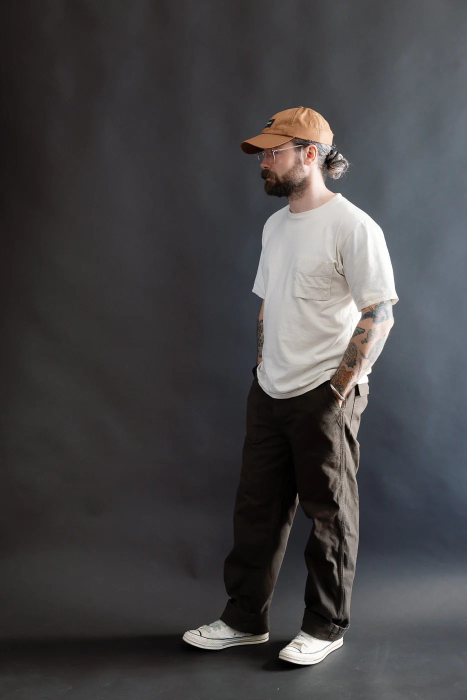 01-5002-52K - Fatigue Pants Brushed Flannel Standard Fit - Coffee Brown - Image 8