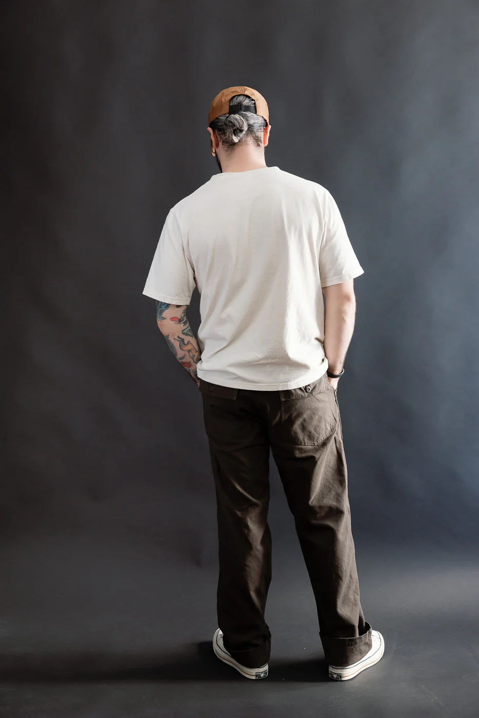 01-5002-52K - Fatigue Pants Brushed Flannel Standard Fit - Coffee Brown - Image 9