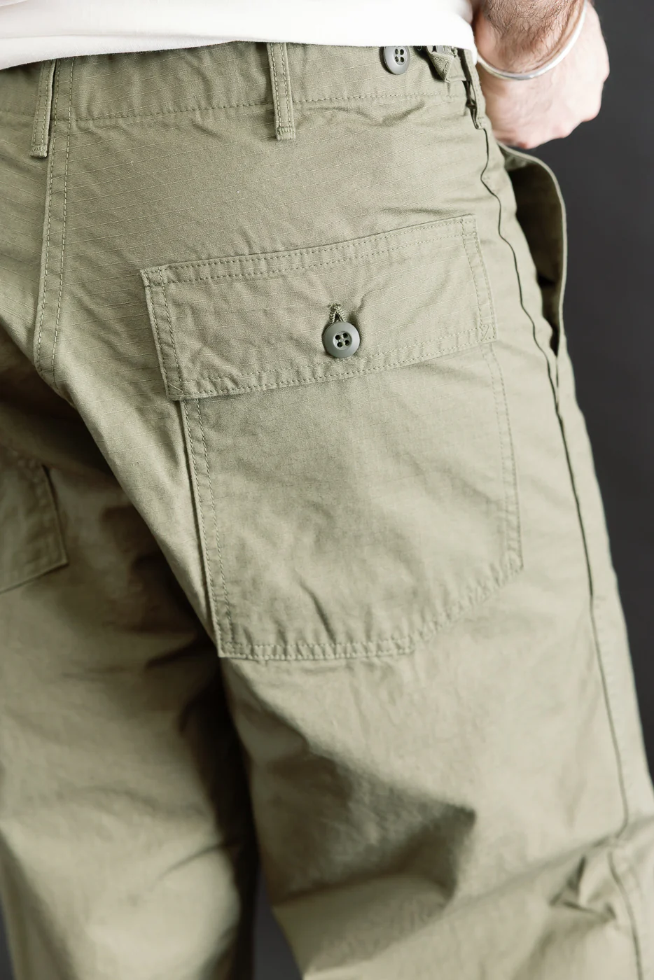 01-5002-76 - Fatigue Pants Ripstop - Standard Fit - Army Green - Image 19