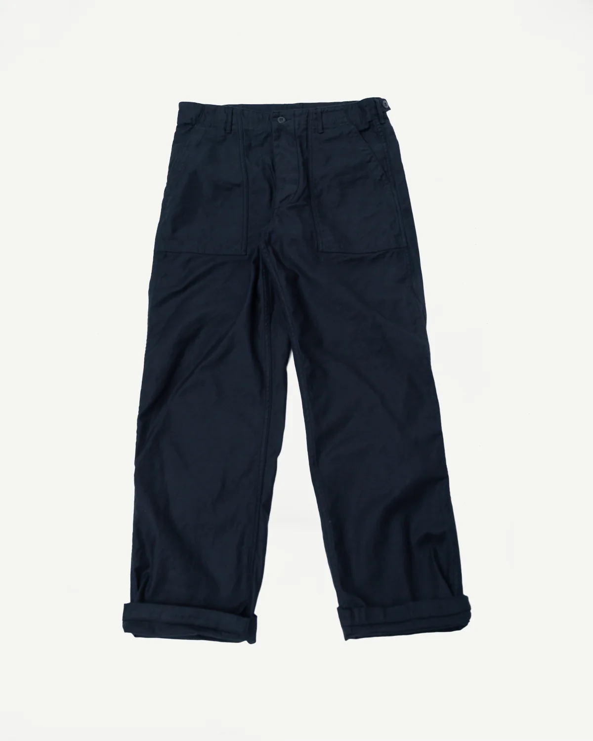 01-5002-J61 - Standard Fit Fatigue Pants Reverse Sateen - Deep Black