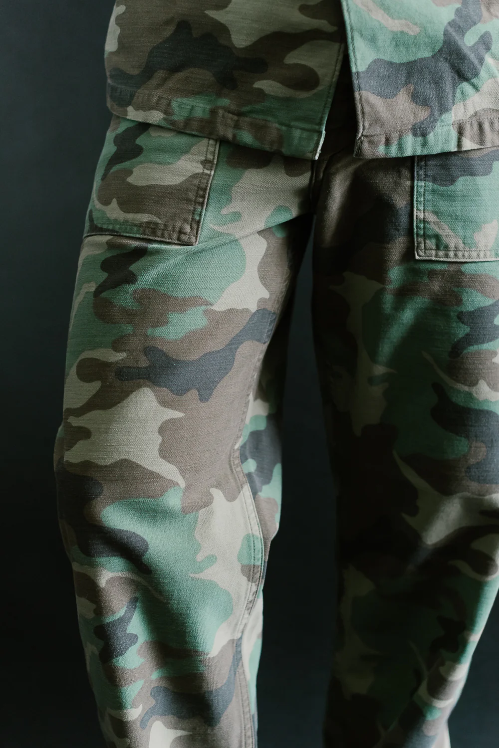 01-5002-WLC - Fatigue Pants Reverse Sateen - Standard Fit - Woodland Camo - Image 14