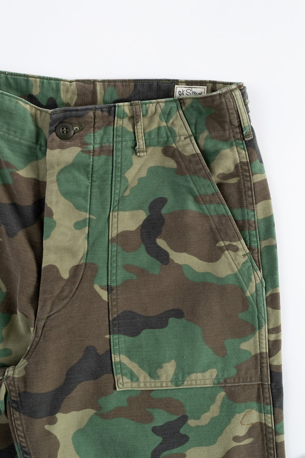 01-5002-WLC - Fatigue Pants Reverse Sateen - Standard Fit - Woodland Camo - Image 3