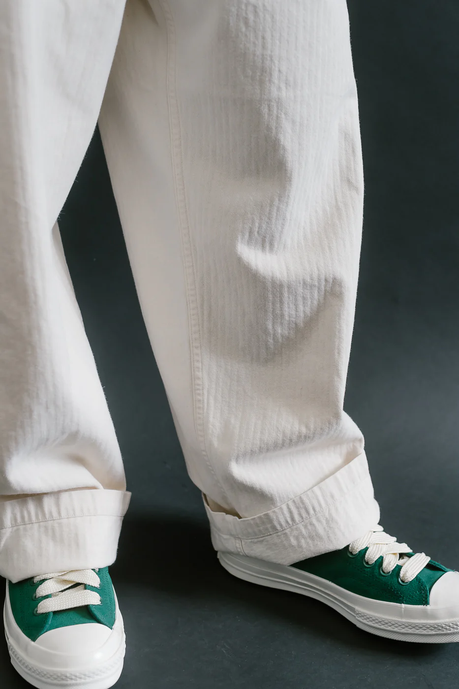 01-5103-66 - Herringbone Summer Fatigue Pants - Ecru - Image 21