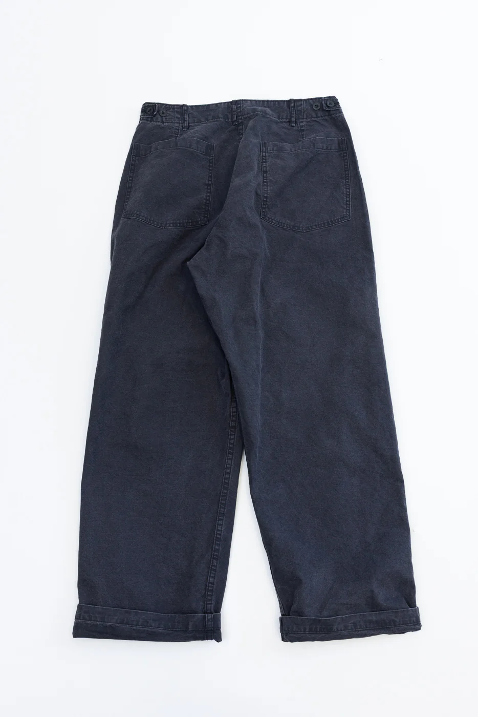 01-5103-M61K - Duck Canvas Summer Fatigue Pants - Black - Image 6