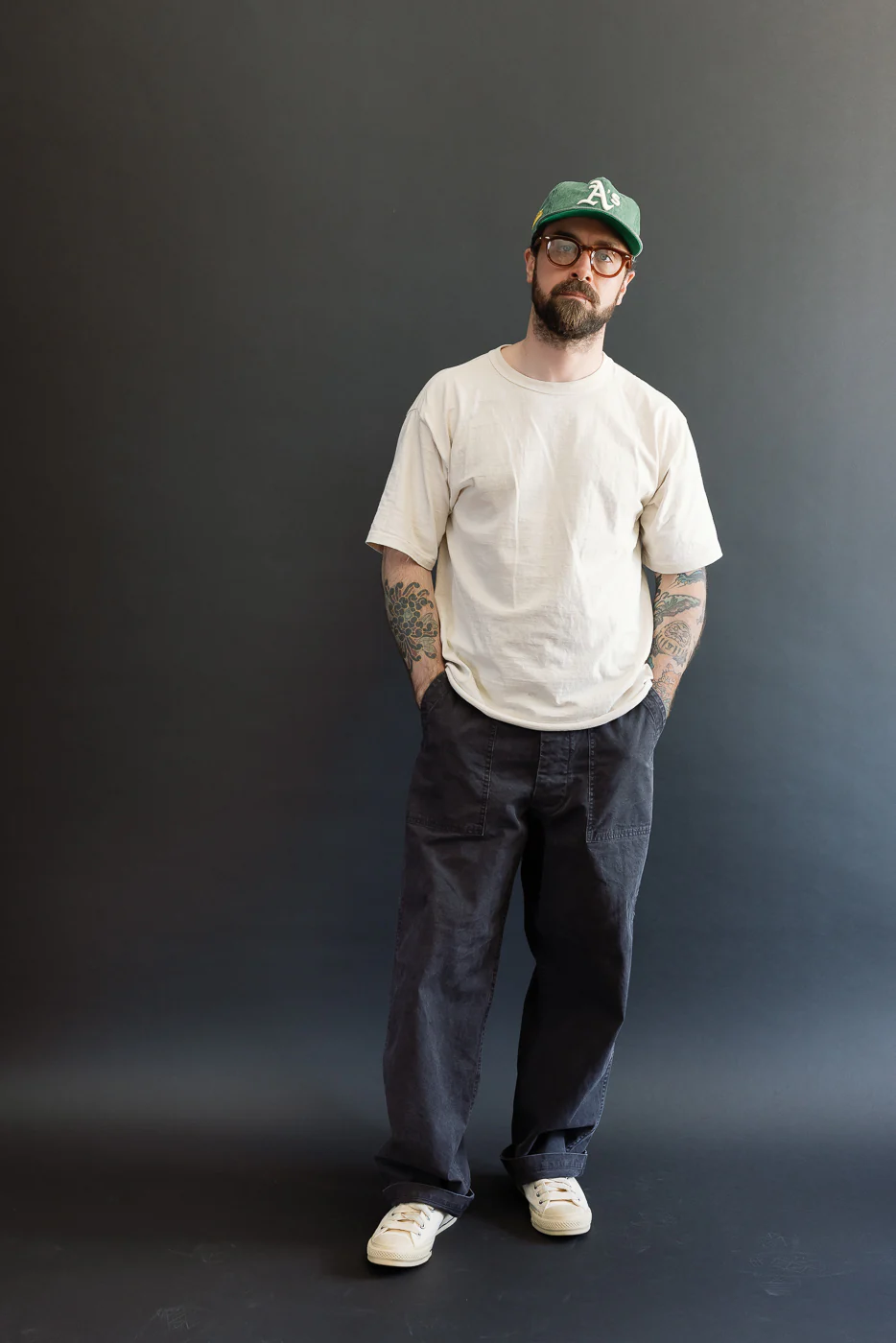 01-5103-M61K - Duck Canvas Summer Fatigue Pants - Black - Image 7