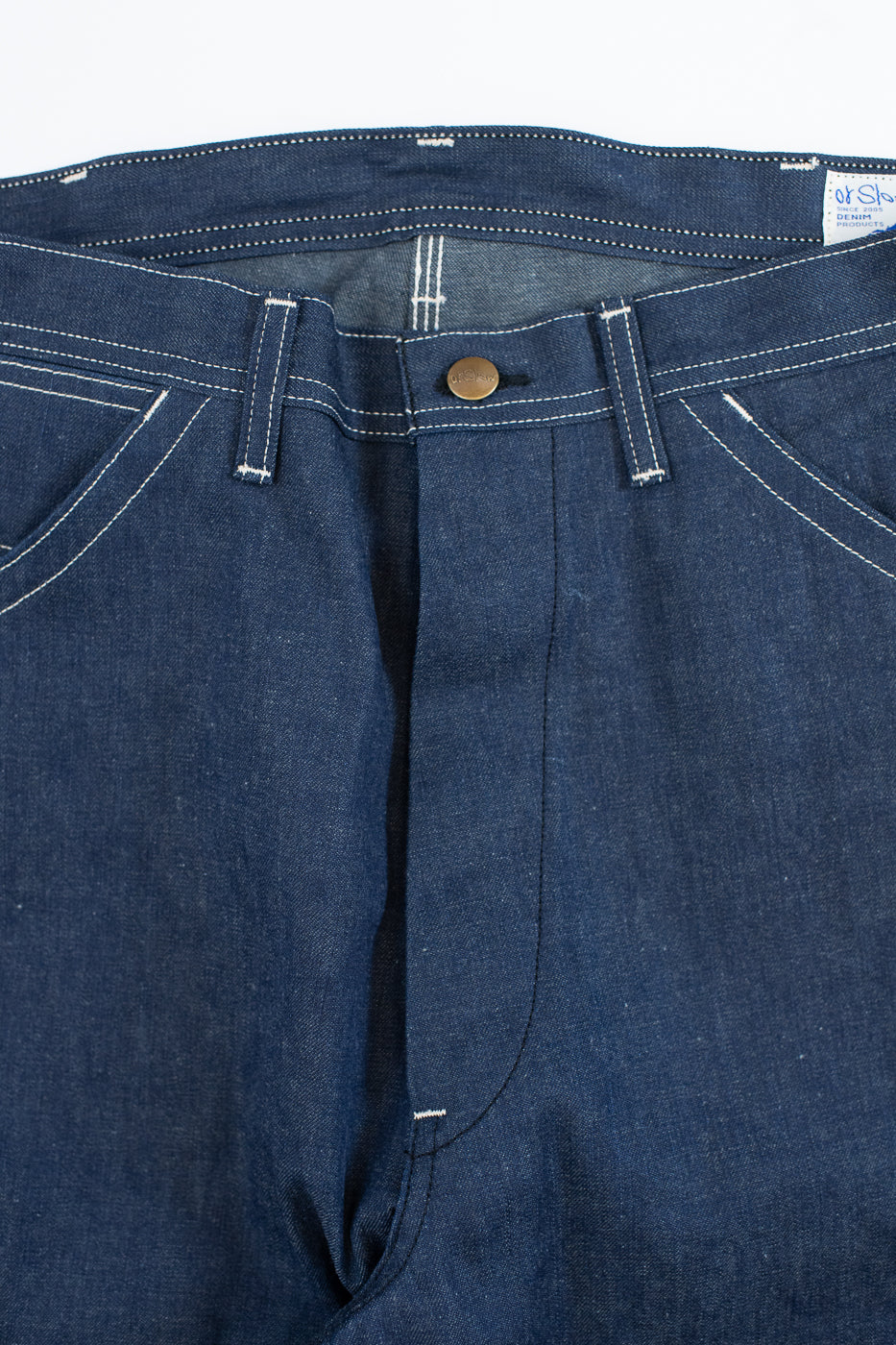 01-5126-80 - 30s Painter's Pants Rigid Indigo Chambray - Wide Fit - Image 2