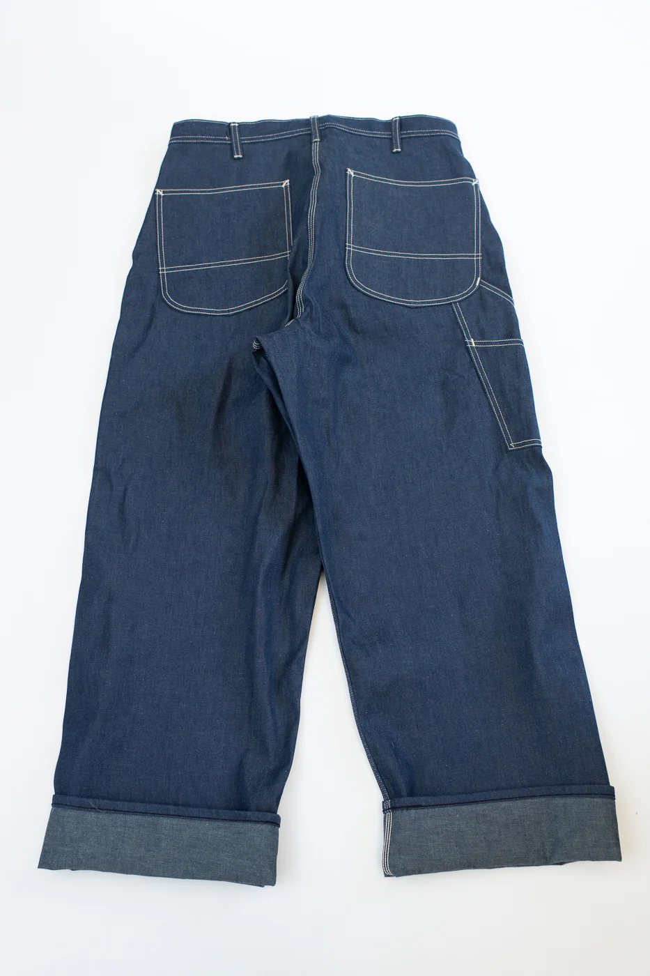 01-5126-80 - 30s Painter's Pants Rigid Indigo Chambray - Wide Fit - Image 6