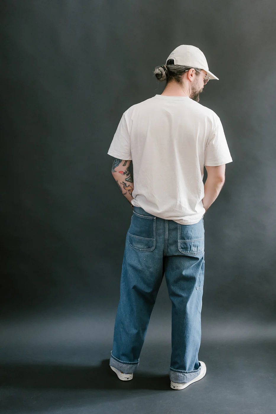 01-5126-95 - 30s Painter Pants Denim - Wide Fit - Used Wash - Image 11