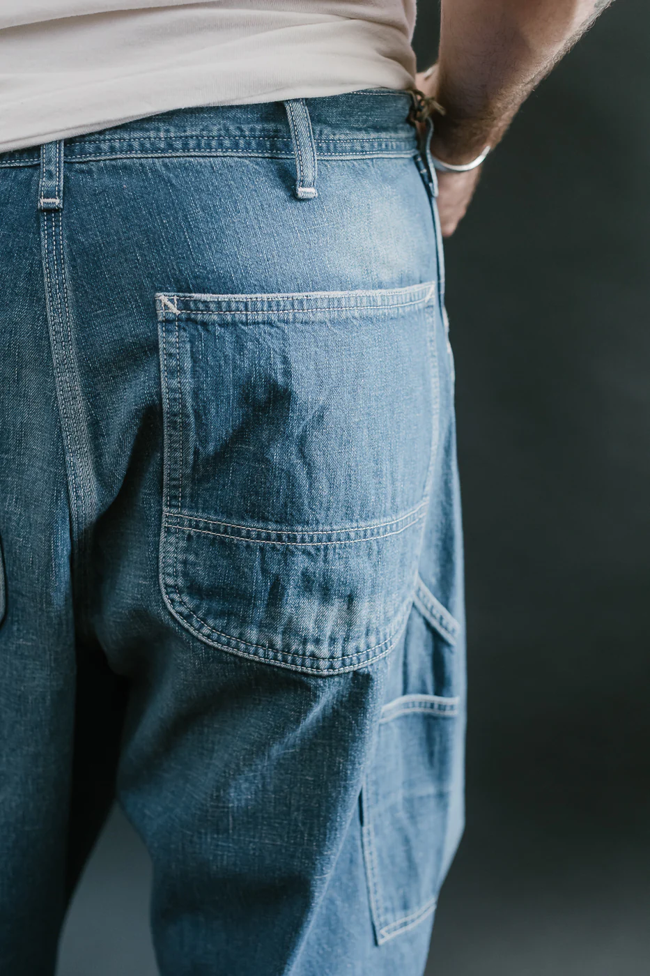 01-5126-95 - 30s Painter Pants Denim - Wide Fit - Used Wash - Image 21