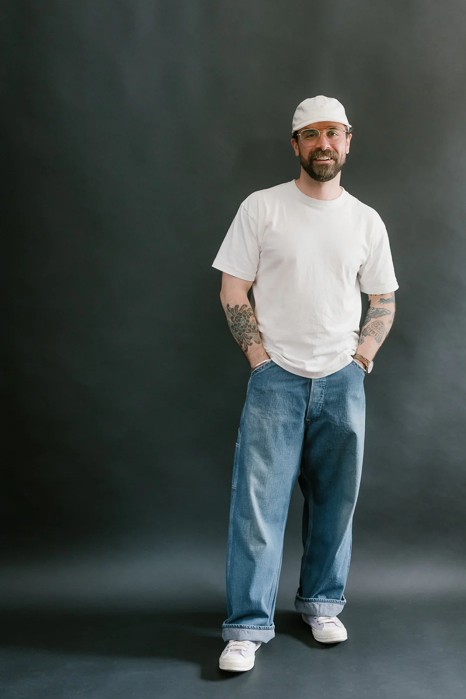 01-5126-95 - 30s Painter Pants Denim - Wide Fit - Used Wash - Image 9